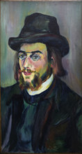 Portrait of Erik Satie (1866-1925), 1893. Creator: Valadon, Suzanne (1865-1938).