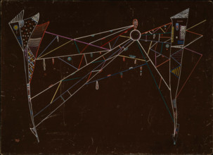 The Net (Das Netz), 1942. Creator: Kandinsky, Wassily Vasilyevich (1866-1944).