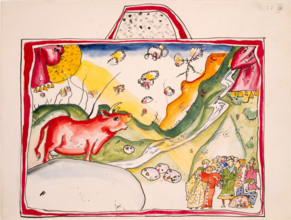 Aquarell für Violett (Bild III), 1914. Creator: Kandinsky, Wassily Vasilyevich (1866-1944).