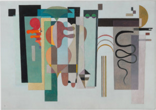 Zwei grüne Punkte (Two green dots), 1935. Creator: Kandinsky, Wassily Vasilyevich (1866-1944).