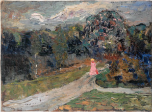 Dusk in English Garden, Munich, c1901. Creator: Kandinsky, Wassily Vasilyevich (1866-1944).