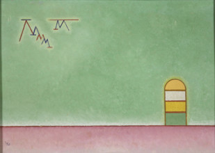 Grünleer (Empty Green), 1930. Creator: Kandinsky, Wassily Vasilyevich (1866-1944).