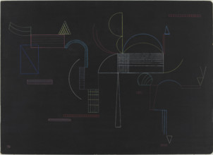Von hier bis dort (From Here to There), 1933. Creator: Kandinsky, Wassily Vasilyevich (1866-1944).