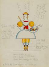 Picture XII. Market Woman from Limoges, 1928. Creator: Kandinsky, Wassily Vasilyevich (1866-1944).