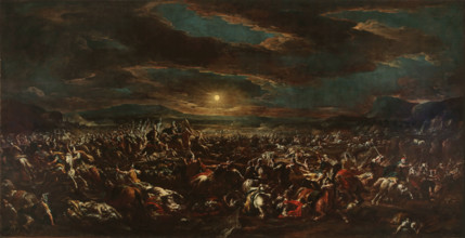 Joshua Commanding the Sun to Stand Still , 1721-1727. Creator: Spolverini (Mercanti), Ilario Giacinto (1657-1734).