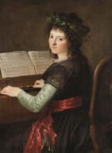 Portrait of countess Bianca Stampa di Soncino, 1791. Creator: Landi, Gaspare (1756-1830).