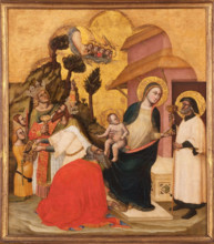 The Adoration of the Magi, 14th century. Creator: Simone dei Crocefissi (Betw. 1355-1399).