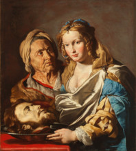 Salome with the Head of John the Baptist, First Half of 17th century. Creator: Stomer, Matthias (ca.1600-after 1650).