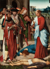 Saint John the Evangelist and the Poisoned Chalice, 1490-1500. Creator: Master of Saint John the Evangelist (active 1490-1500).