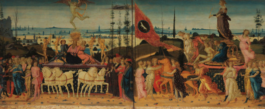 Triumph of Love and Triumph of Chastity , 1485-1490. Creator: Jacopo del Sellaio (1442-1493).