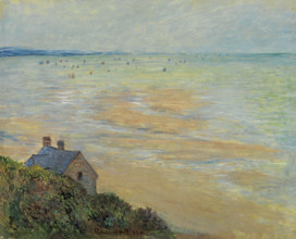 The Hut in Trouville, Low Tide, 1881. Creator: Monet, Claude (1840-1926).