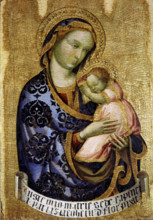 Madonna with Child, First third of the 15th century. Creator: Jacobello del Fiore (ca 1370-1439).