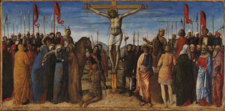 The Crucifixion, 1450. Creator: Bellini, Jacopo (c. 1400-c. 1470).