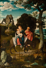 The Flight into Egypt, c1520. Creator: Cleve, Joos van (ca. 1485-1540).