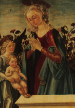 Virgin and Child with an Angel, Second Half of the 15th century. Creator: Biagio d'Antonio, (Tucci) (1446-1516).