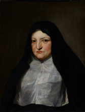 Portrait of Infanta Isabella Clara Eugenia of Spain (1566-1633) as a nun, c1628. Creator: Dyck, Sir Anthony van (1599-1641).