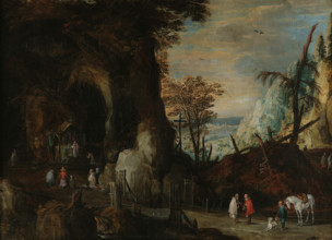 The Mass of Saint Gilles, First third of 17th century. Creator: Momper, Joos de, the Younger (1564-1635).