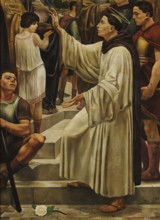 Saint Venantius of Camerino (Study for the altarpiece), 1923. Creator: Oppi, Ubaldo (1889-1942).
