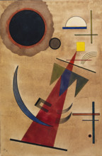 Red in a pointed shape, 1925. Creator: Kandinsky, Wassily Vasilyevich (1866-1944).