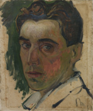 Self-portrait, 1911. Creator: Moggioli, Umberto (1886-1919).