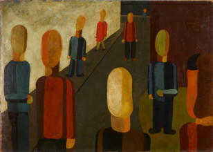 Suburban Street, 1930. Creator: Seiwert, Franz Wilhelm (1894-1933).