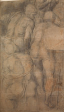 Group of Armigers (Soldiers)  , c1546. Creator: Buonarroti, Michelangelo (1475-1564).