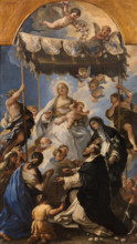 Madonna del Rosario (Madonna del Baldacchino), c1685. Creator: Giordano, Luca (1632-1705).