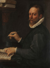 Portrait of a Musician, c1587. Creator: Carracci, Annibale (1560-1609).