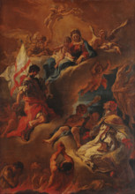 The Virgin Interceding for the Souls in Purgatory, 1688. Creator: Ricci, Sebastiano (1659-1734).
