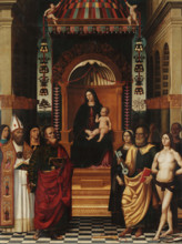 Madonna and Child Enthroned with Saints, 1509-1511. Creator: Rimpatta, Antonio (active 1509-1532).