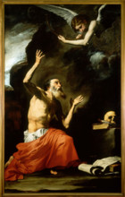 Saint Jerome and the Angel of Judgement, 1626. Creator: Ribera, José (Jusepe), de (1591-1652).