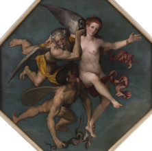 Veritas filia Temporis - Truth is the daughter of Time, 1531-1534. Creator: Caroto, Giovan Francesco (c. 1480-1555).