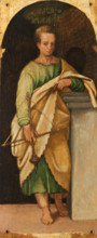 Nicostratus. From the Polyptych of the Four Crowned Martyrs, 1552. Creator: Badile, Antonio (1518-1560).