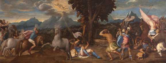 The Conversion of Saint Paul, 1550-1555. Creator: Licinio, Giulio (1527-1591).