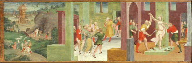 The Legend of Saint Barbara, Between 1524 and 1530. Creator: Giolfino, Niccolò (Nicola) (1476-1555).