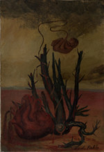 Untitled (Heart, Cactus, Fetus) . Creator: Kahlo, Frida (1907-1954).