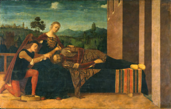 Samson and Delilah, 1551. Creator: Morone, Francesco (1471-1529).