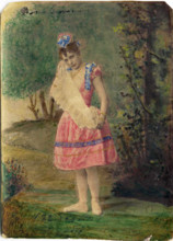 Portrait of the ballerina Pierina Legnani, Early 1890s. Creator: Anonymous.