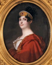 Portrait of the singer Giuseppina Grassini (1773-1850) . Creator: Quaglia, Ferdinando (1780-1853).