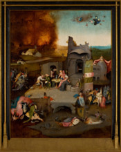 The Temptation of Saint Anthony, c1500. Creator: Bosch, Hieronymus (c. 1450-1516).