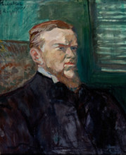 Portrait of Octave Raquin, 1901. Creator: Toulouse-Lautrec, Henri, de (1864-1901).