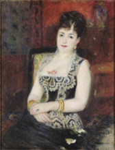 Portrait de le comtesse Mélanie de Pourtalès, née Mélanie Renouard de Bussière (1836-1914), 1877. Creator: Renoir, Pierre Auguste (1841-1919).