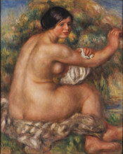 Bather Drying her Right Arm (Large Sitting Nude), 1912. Creator: Renoir, Pierre Auguste (1841-1919).