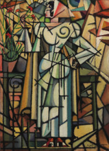 The Carnation Girl, 1913. Creator: Souza-Cardoso, Amadeo de (1887-1918).