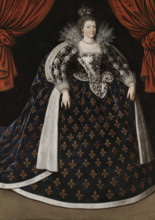 Portrait of Marie de Médici (1575-1642), 1610. Creator: Pourbus, Frans, the Younger (1569-1622).