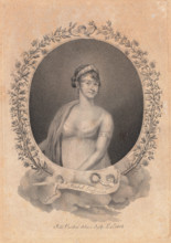 Portrait of the opera singer Elisabetta Gafforini (1777-1847), 1805. Creator: Cardini, João (active 1804-1825).