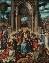 The Virgin and Child with Saints. Creator: Holbein, Hans, the Elder (1465-1524).