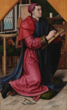 Saint Luke Drawing the Virgin, 15th century. Creator: Goes, Hugo, van der (1435-1482).