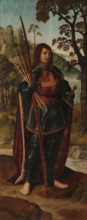 Saint Sebastian. Triptych of Our Lady of Mercy, left panel, First quarter of 16th century. Creator: Provost (Provoost), Jan (1465-1529).