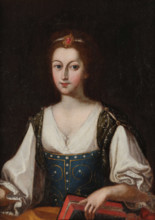 Portrait of Infanta Isabel Luísa Josefa of Portugal (1669-1690). Creator: Óbidos, Josefa de (1630-1684).